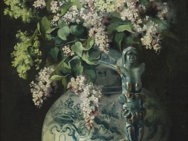 1862-Fernanda Frances Arribas - Vaso di lillà - Museo del Prado, Madrid